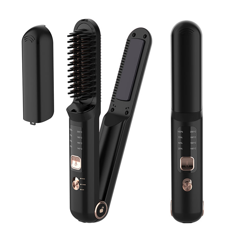 Wireless Hair Straightener & Comb